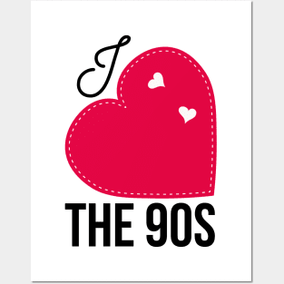 I love the 90s Retro Vintage Heart Posters and Art